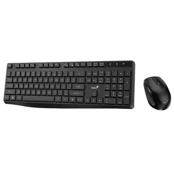 Set Tastatură + Mouse Genius KM-8206S, Fără fir, Negru, 2 image
