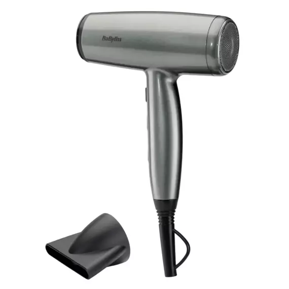 Uscător de păr BaByliss D581E, 2100W, Gri, 6 image