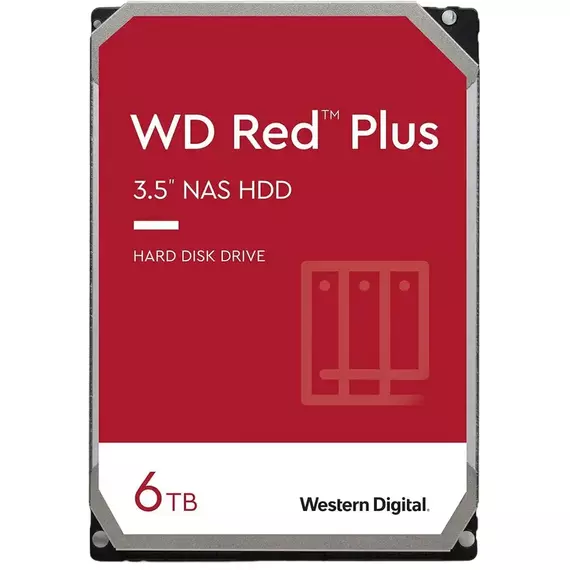 Unitate HDD Western Digital WD Red Plus, 3.5", 6 TB , 2 image