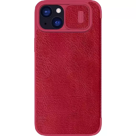 Husă tip carte Nillkin iPhone 15 Plus - Qin Pro, Roșu, 3 image