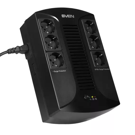 Sursă de alimentare neîntreruptibilă SVEN UP-L1000, Linear-interactiv, 1000VA, 4 image