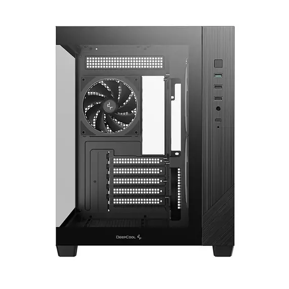 Carcasă PC Deepcool CG330 3F, Midi-Tower, Fără PSU, Negru, 5 image