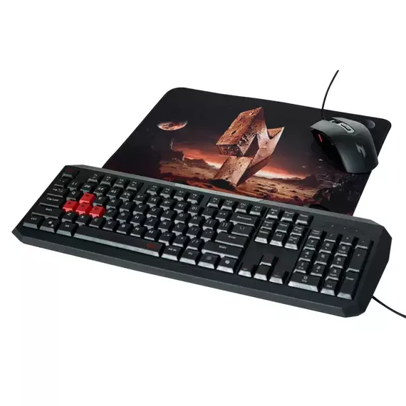 Mouse Pad pentru jocuri Acer Nitro NMP450, Medium, Negru | Roșu, 6 image