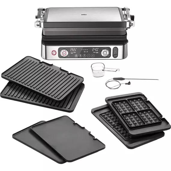 Grătar electric Braun CG 9167, 2200W, Titan | Oţel inoxidabil, 6 image