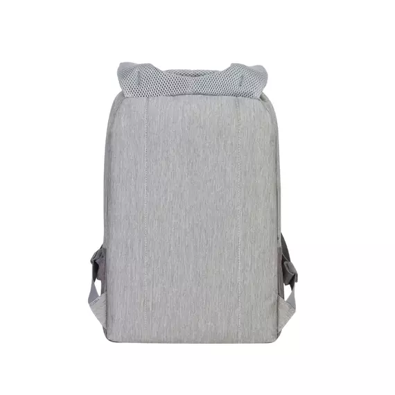 Rucsac pentru Laptop RivaCase Prater, 15.6", Poliester, Gri/Moca, 6 image