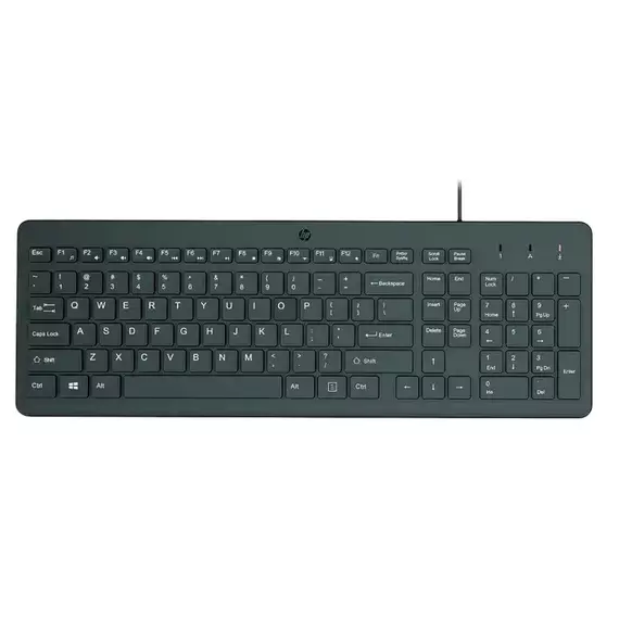 Set Tastatură + Mouse HP 150, Cu fir, Negru, 4 image