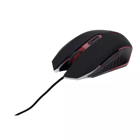 Set Tastatură + Mouse + Mouse Pad + Căști Gembird GGS-UMG4-02, Cu fir, Negru/Rosu, 6 image