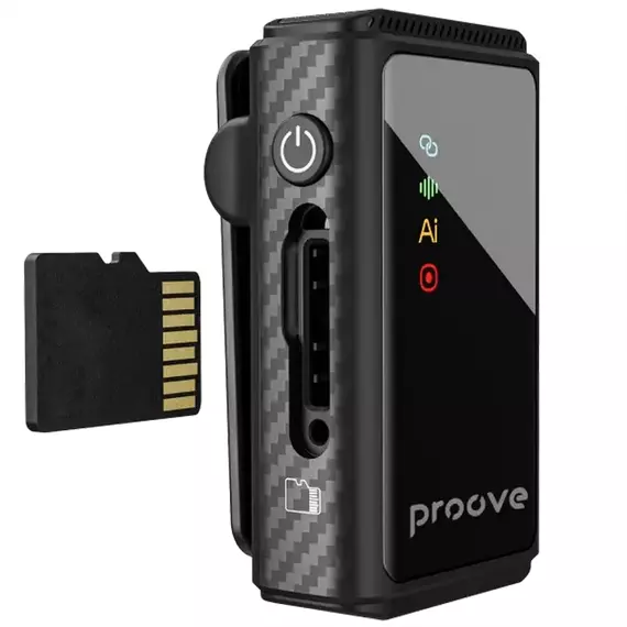 Microphone Wireless Microphone System Proove Forum Pro (Lightning/Type-C/AUX), Black, 2 image