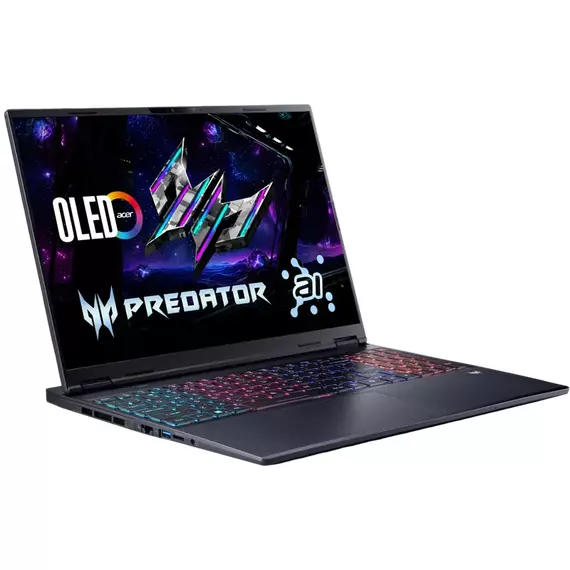 Laptop Gaming 16" Acer Predator Helios Neo 16S AI PHN16S-71, Abyssal Black, Intel Core Ultra 7 255HX, 32GB/1024GB, Linux eShell, 5 image