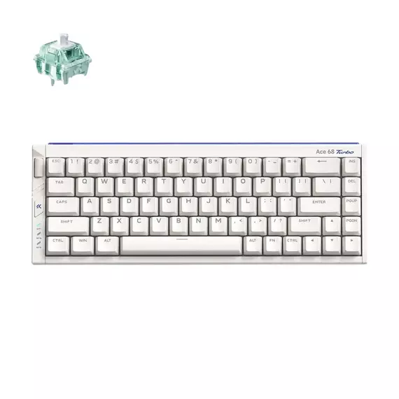 Tastatură MCHOSE Ace 68 Turbo, Cu fir, Nova White, 2 image