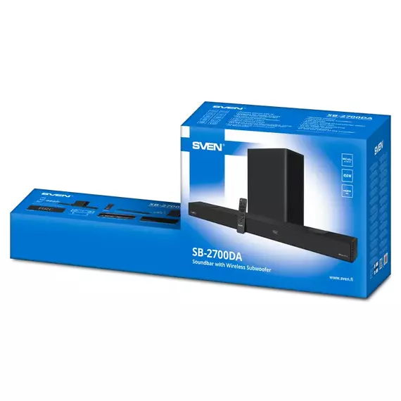 Soundbar SVEN SB-2700DA, Negru, 5 image