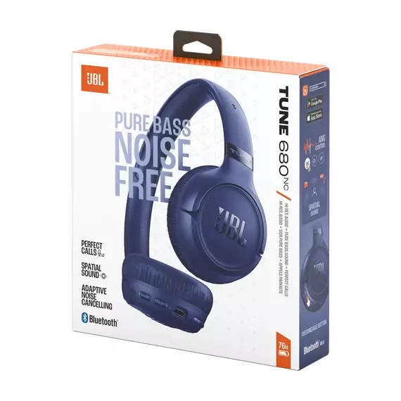 Căști JBL Tune 680NC, Albastru, 4 image