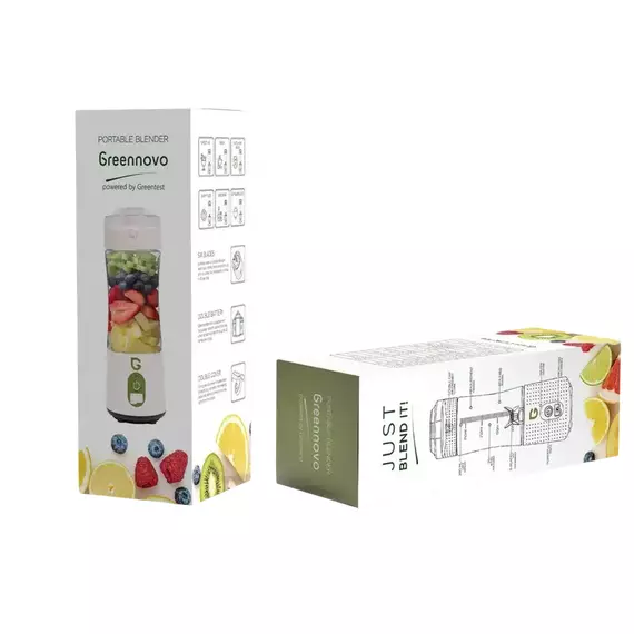 Tocător Greennovo Portable Blender, Roz, 2 image