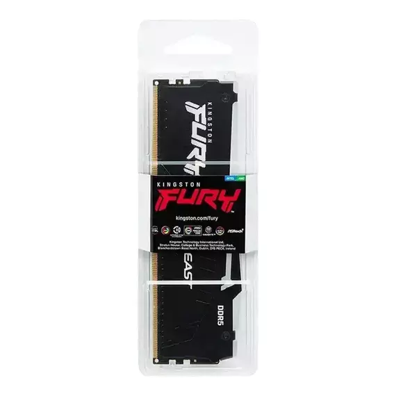 .32GB DDR5-6000MHz  Kingston FURY Beast RGB (KF560C36BBE2A-32), CL36-44-44, 1Rx8, 1.35V, AMD EXPO 1., 5 image