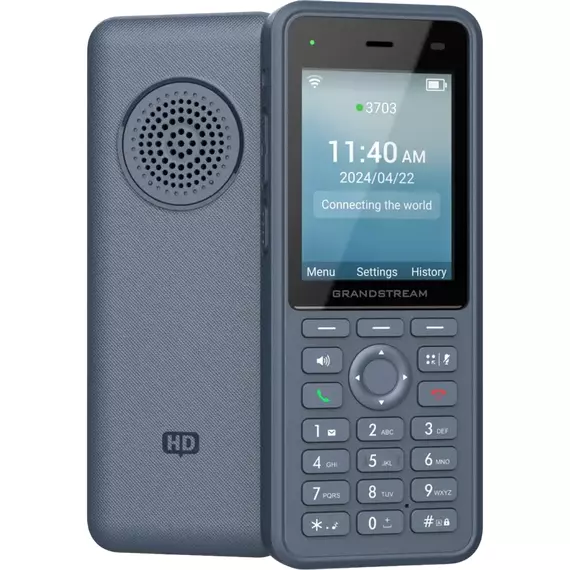 Telefon IP Grandstream WP836, Jet Grey, 3 image