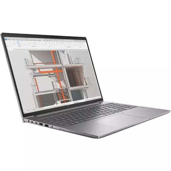 Stație de lucru 16" HP ZBook X G1i 16, Meteor Silver, Intel Core Ultra 7 255H, 32GB/1024GB, Windows 11 Pro, 3 image