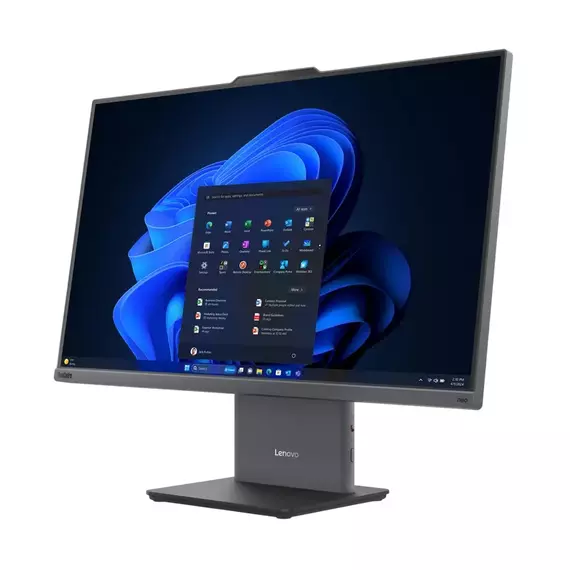 Computer All-in-One Lenovo ThinkCentre neo 55a gen 6, 23,8", AMD Ryzen 7 250, 16GB/512GB, Fără SO, Luna Grey, 7 image