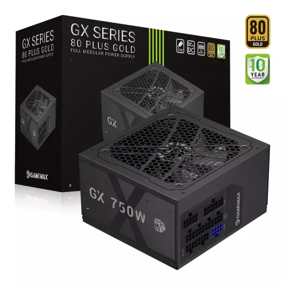 Sursă Alimentare PC Gamemax GX-750GF, 750W, ATX, Complet modular, 2 image