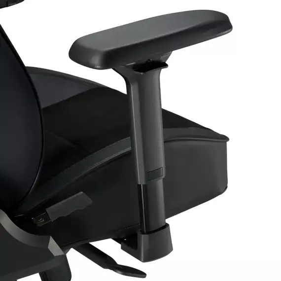 Scaun Gaming Lumi CH06-39, Țesătură, PU Piele, Negru, 3 image