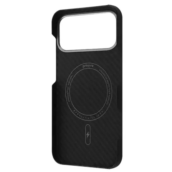 Husă Proove Carbon Slim with MagSafe pentru Apple iPhone 17 Pro, Negru, 2 image