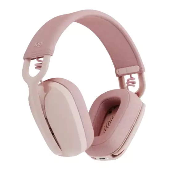 Căști Logitech Zone Vibe 100, Roz, 5 image