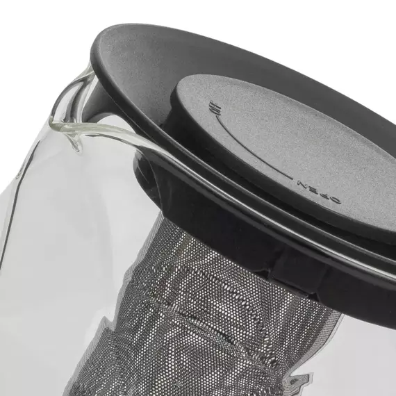 Ceainic cu infuzor RESTO 90516, 1L, Negru, 4 image