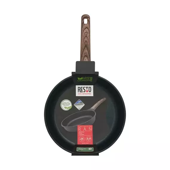 Tigaie RESTO 93910, 26cm, Negru, 3 image