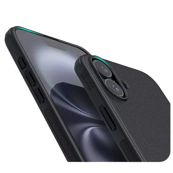 Husă Nillkin iPhone 16 Plus - Super Frosted Shield Pro Magnetic, Negru, 5 image