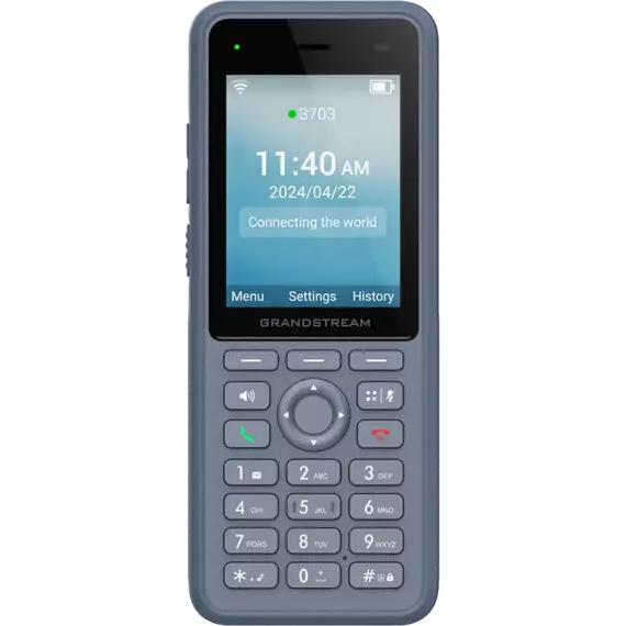 Telefon IP Grandstream WP836, Jet Grey, 2 image