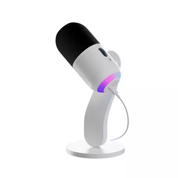 Microfon Gaming Logitech Yeti GX, Cu fir, Alb, 6 image