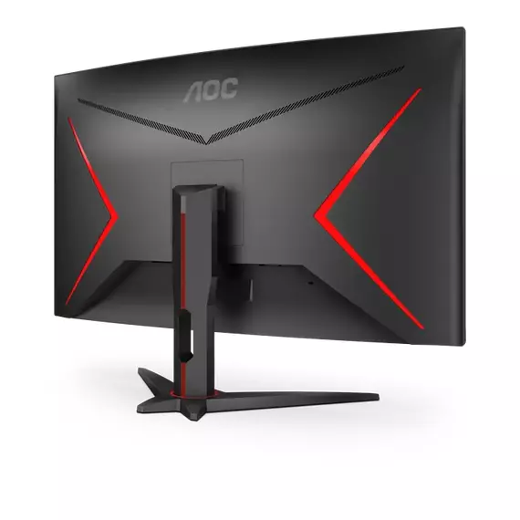 31,5" Monitor Gaming AOC C32G2ZE/BK, VA 1920x1080 FHD, Negru | Roșu, 3 image