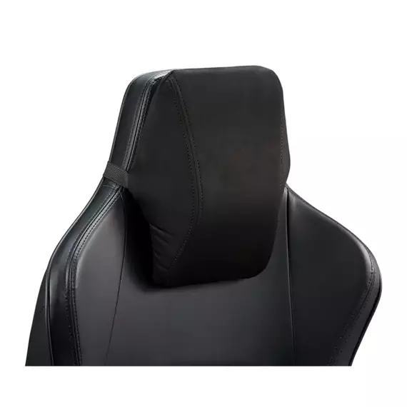 Scaun Gaming Lumi CH06-39, Țesătură, PU Piele, Negru, 4 image
