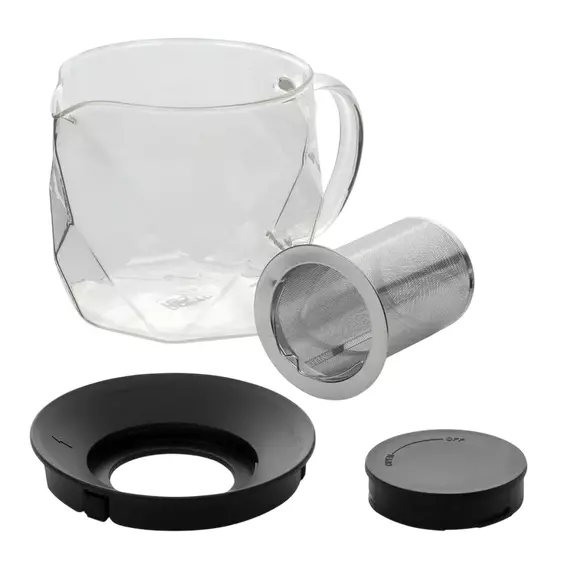 Ceainic cu infuzor RESTO 90516, 1L, Negru, 8 image