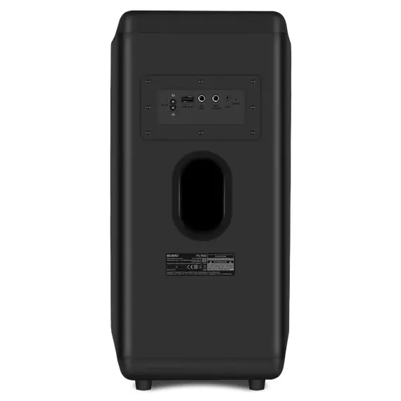 Partybox SVEN "PS-960" 180W, TWS, Bluetooth, FM, USB,LED-display, 6000mA*h, Black, 5 image