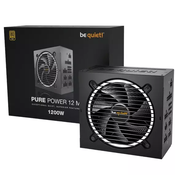 Sursă Alimentare PC be quiet! PURE POWER 12 M, 1200W, ATX, Complet modular, 4 image