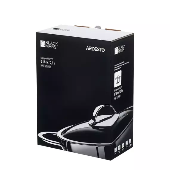 Pot Ardesto AR0723S Black Mars, 3 image