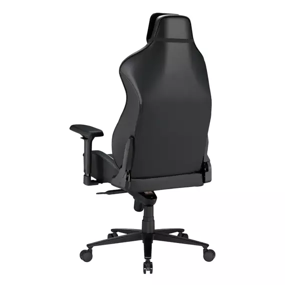 Scaun Gaming Lumi CH06-39, Țesătură, PU Piele, Negru, 5 image
