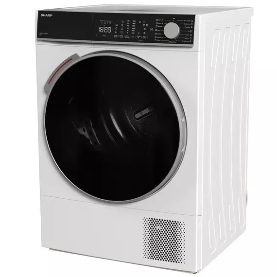 Uscător de rufe Sharp KD-NHL9S9GWC-EE, 9kg, Alb, 6 image