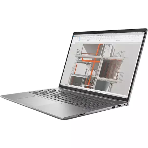Stație de lucru 16" HP ZBook X G1i 16, Meteor Silver, Intel Core Ultra 7 255H, 32GB/1024GB, Windows 11 Pro, 2 image
