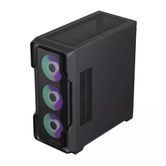 Carcasă PC Gamemax Siege, Midi-Tower, Fără PSU, Negru, 8 image