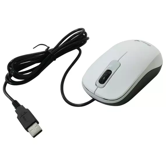 Mouse Genius DX-110, Alb, 4 image