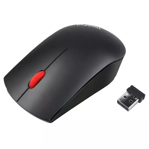 Mouse Wireless Lenovo ThinkPad Essential, Negru, 4 image