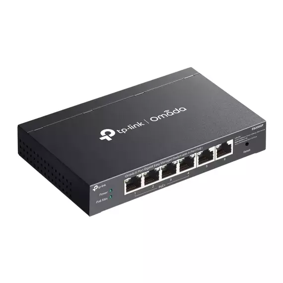 Comutator PoE TP-LINK ES206GP, 4x IEEE 802.3af/at PoE+, 4 image