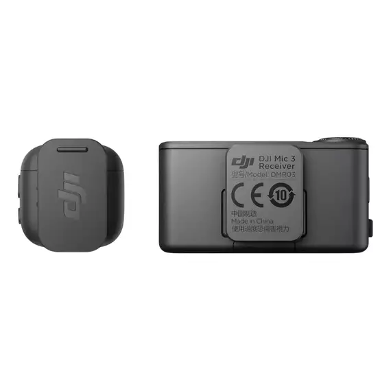 Microfon portabil pentru înregistrare vocală DJI Mic 3 (1 TX + 1 RX), Fără fir, Negru, 5 image