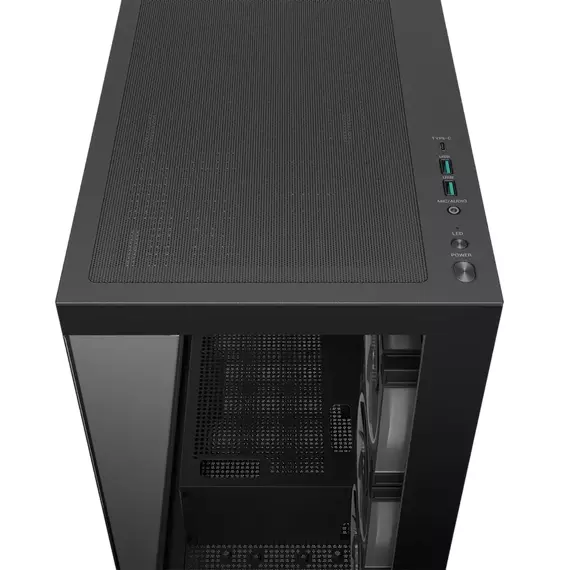 Carcasă PC Deepcool CG580 4F V2, Midi-Tower, Fără PSU, Negru, 4 image