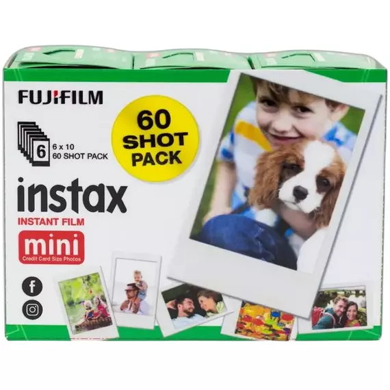 Hârtie foto instax Mini Instant Film Multi-Pack, 60 buc, 2 image