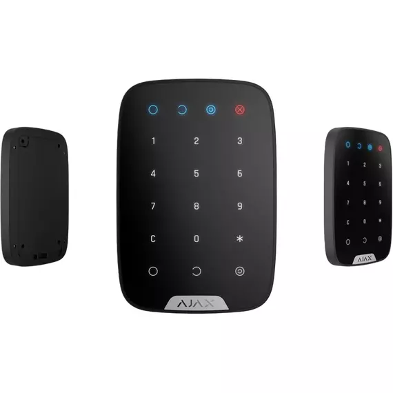 Tastatură tactilă fără fir Ajax KeyPad, Negru, 4 image