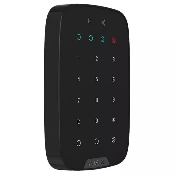 Tastatură tactilă fără fir Ajax KeyPad, Negru, 6 image