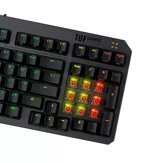 Tastatură ASUS TUF Gaming K3 Gen II, Cu fir, Negru, 6 image
