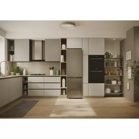 Frigider Candy CNCQ2T518EX, Oțel inoxidabil, 3 image